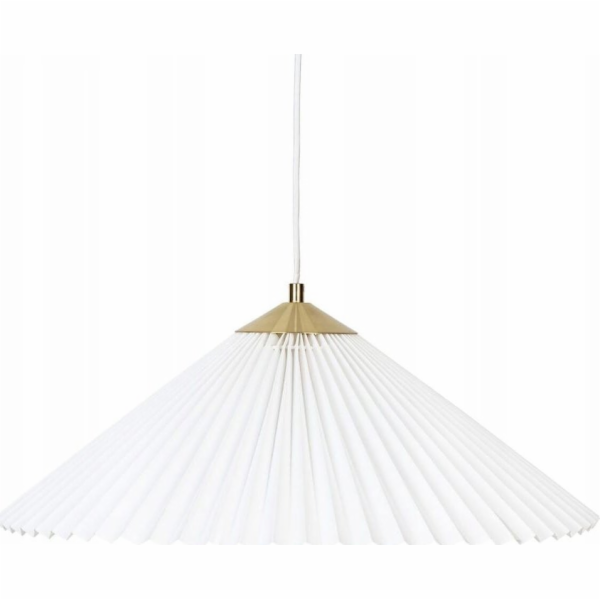 Atmosphera Závěsná lampa bílá JIL harmonika, O 49 cm