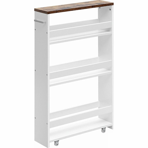 5five Úzký kuchyňský vozík na kolečkách SIMPLE, plast, 37...