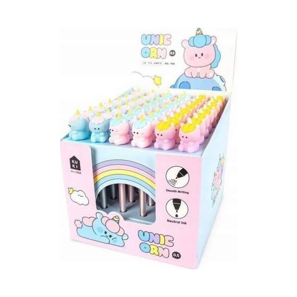 Gelové pero Teka Silky Unicorn (48ks)