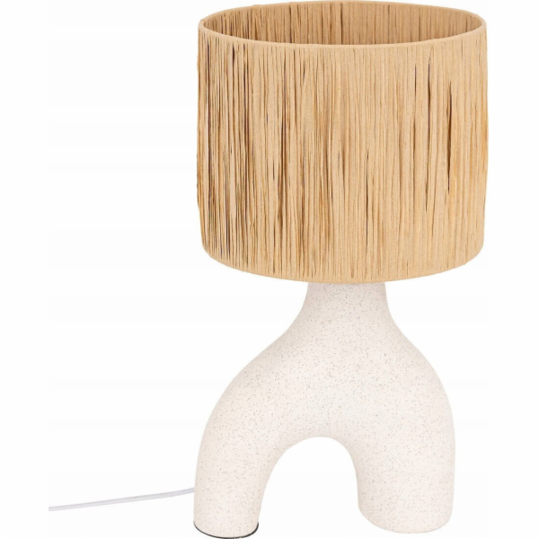 Atmosphera Keramická stolní lampa se stínidlem SANIA, 47 cm