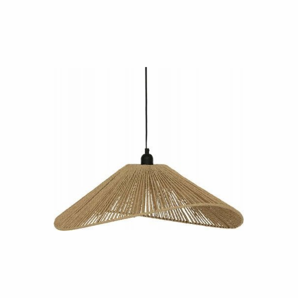 Stolní lampa Atmosphera MYHA, tkané stínidlo, 58 cm