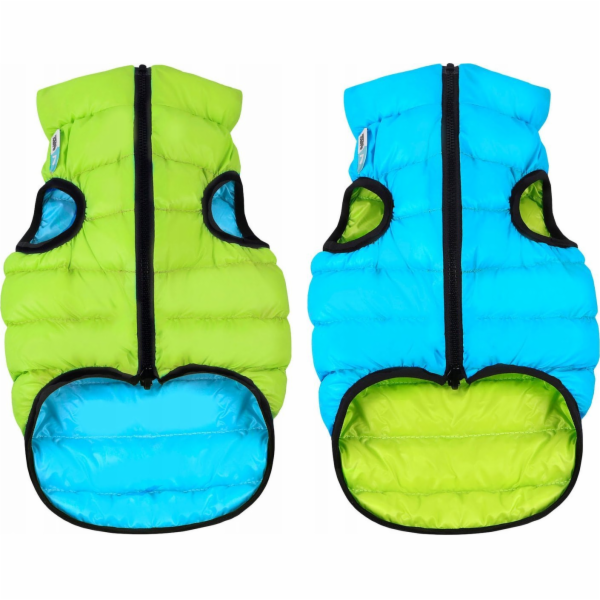 BUNDA DOGGY S 35 AIRYVEST OBOUSTRANNÁ SVĚTLE ZELENÁ + MODRÁ