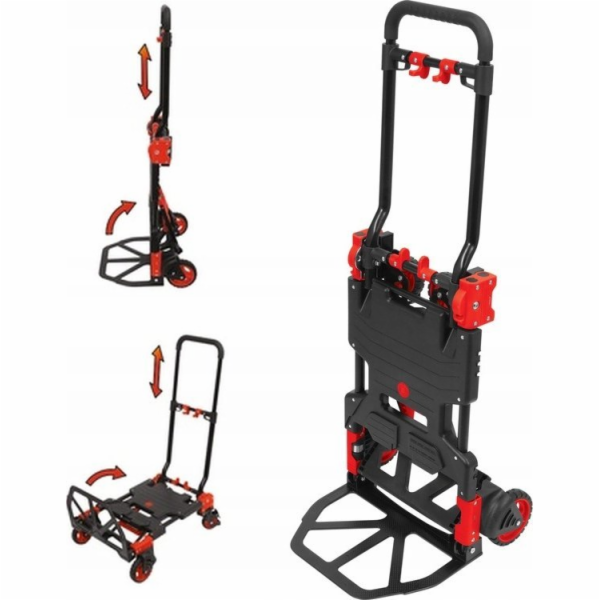 Yato vozík na nářadí YATO SKLÁDACÍ SKLADOVÝ VOZÍK 2V1 137kg
