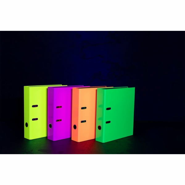 Herma HERMA Ordner sortiert A4 Karton Neon 10ks