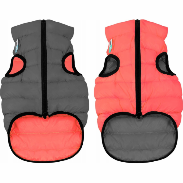 DOGGY L 65 AIRYVEST BUNDA OBOUSTRANNÁ KORÁLOVÁ + ŠEDÁ