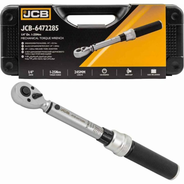 JCB JCB MOMENTOVÝ KLÍČ 1/4 1-25Nm