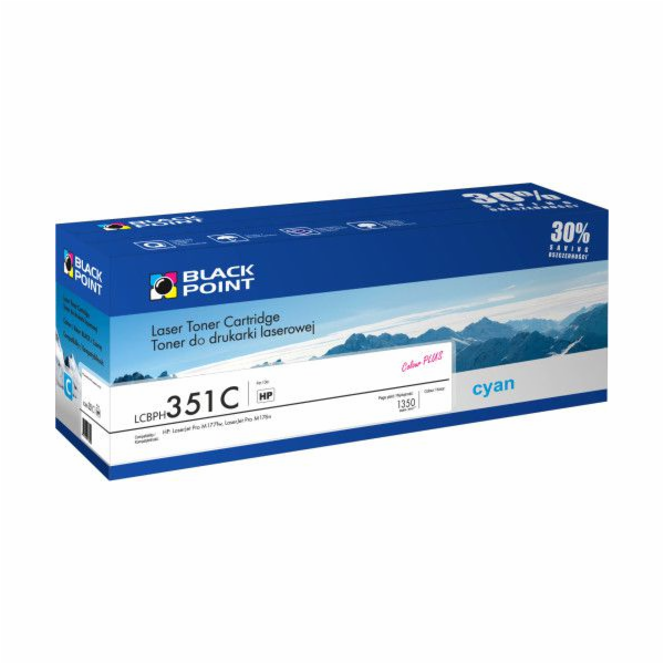 Toner Black Point LCBPH351C Náhradní azurová 130A (LCBPH3...