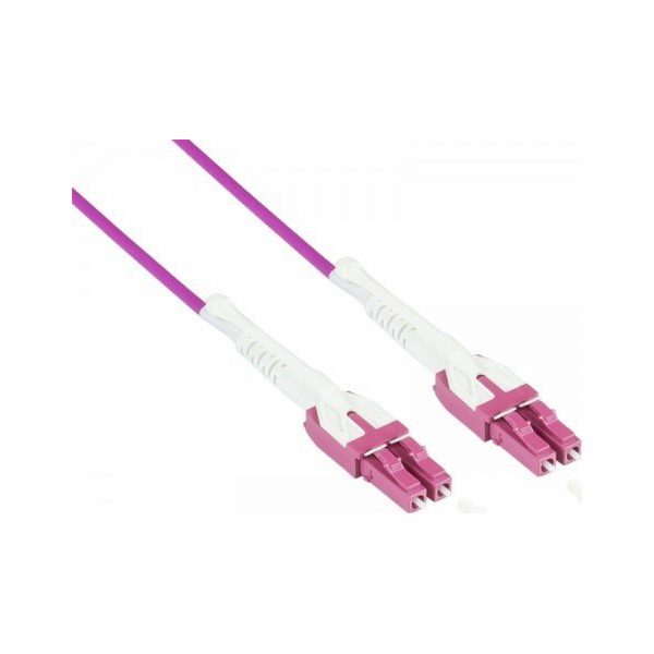 Alcasa LW-U830LC4 InfiniBand/optický kabel 30m 2xLC fialový
