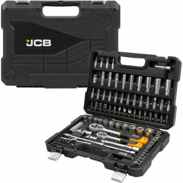 JCB sada nářadí JCB WRENCH SET 94 ks. 3/8 1/4