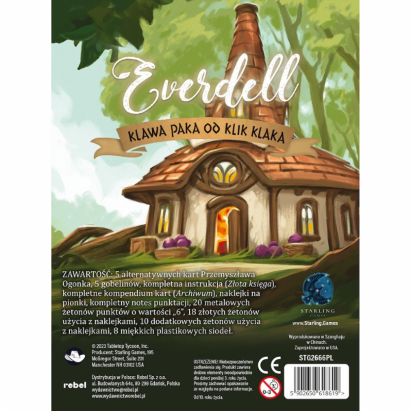 Rebel Everdell: Klawa paka z Klik Klaka