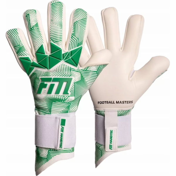 Rukavice Football Masters FM Varis X PRO WHITE GREEN S955459