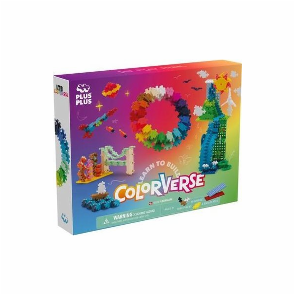 Plus Plus PLUS-PLUS NAUČTE SE STAVIT KOLORVERSUM - 1000 P...