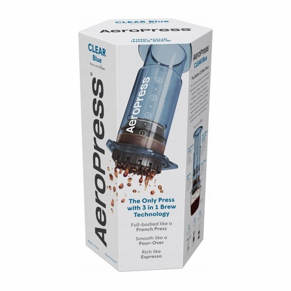 Aero Press AeroPress Clear Blue - Modrý kávovar