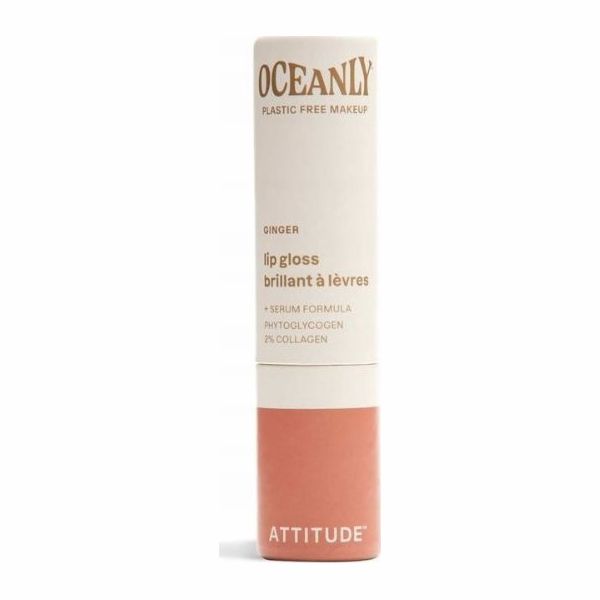Attitude Oceanly, lesk na rty, zázvor, 3,4 g