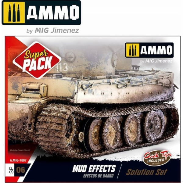 Vallejo Ammo: Super Pack - sada řešení pro bahenní efekty