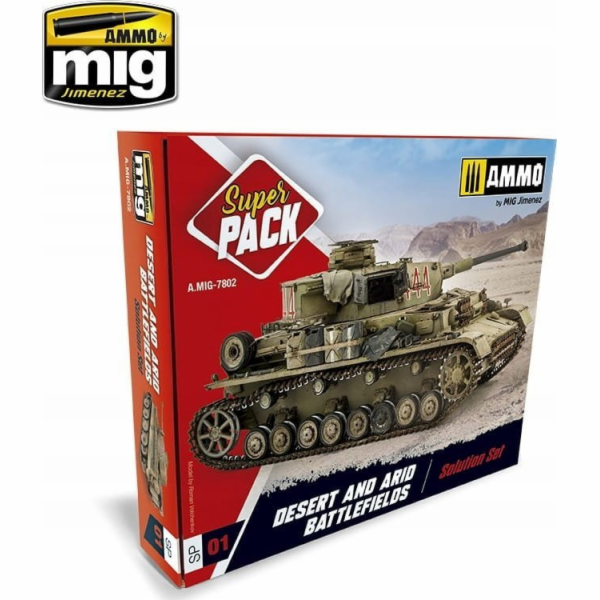 Vallejo Ammo: Super Pack – sada řešení pro pouštní a vypr...