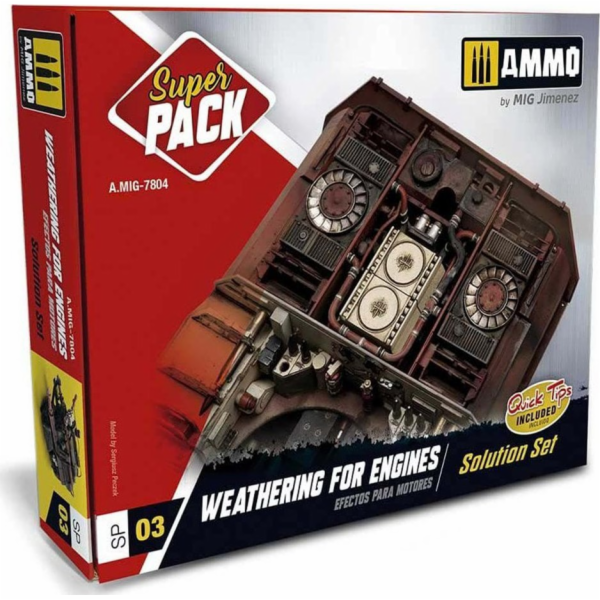 Vallejo Ammo: Super Pack - Sada řešení pro zvětrávání pro...