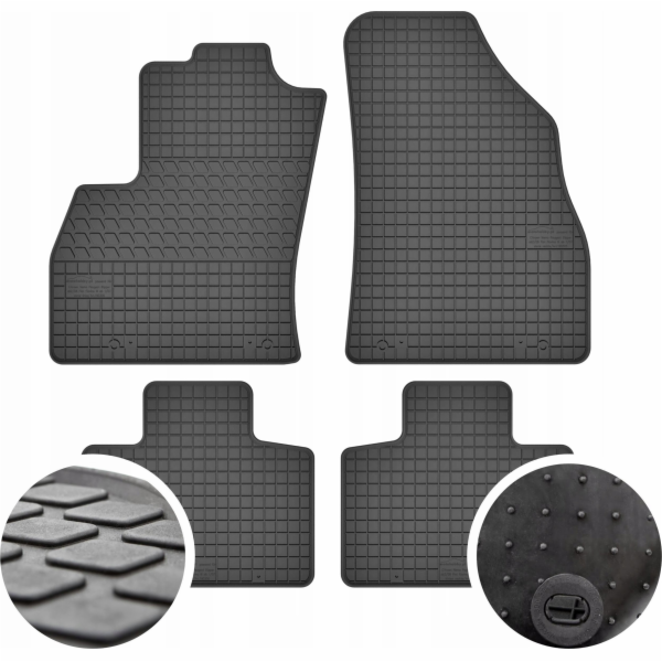 Gumové koberce GeyerHosaja pro Peugeot Bipper (2008-2017)