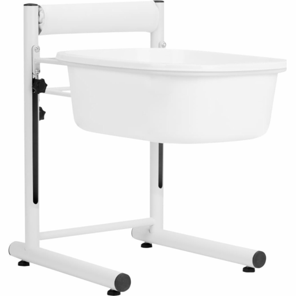 Activeshop podnos na pedikúru s nastavitelnou výškou, bílý