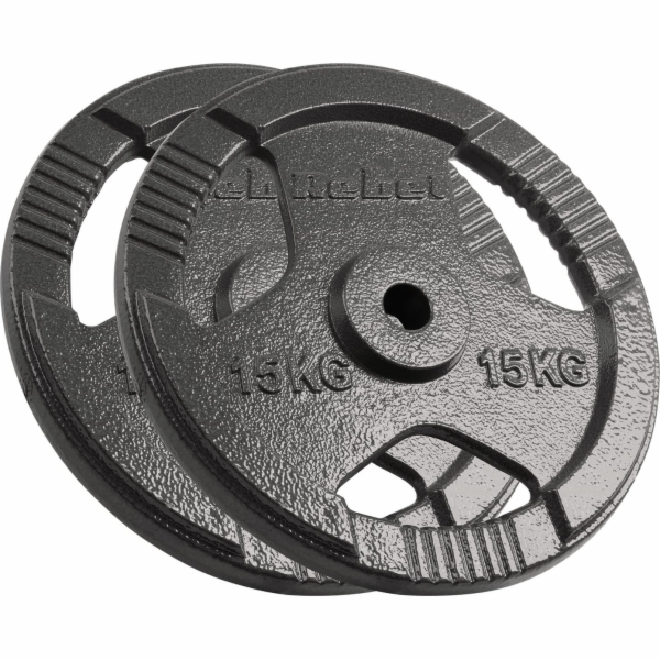 Rebel Litinová sada závaží 2x15kg, otvor 31mm, deska s ma...