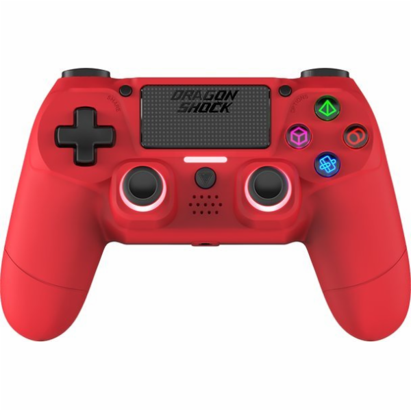 Pad Canyon Dragonshock Controller Mizar Wireless rot PS4