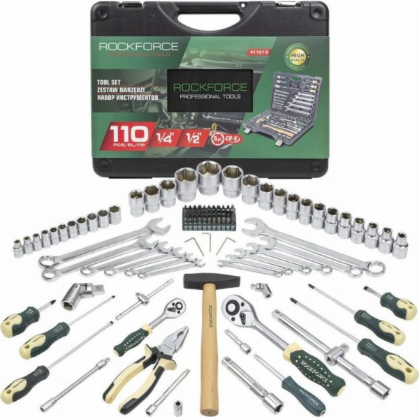 Sada nářadí Rockforce ROCKFORCE WRENCH SET 110 ks. 1/2 1/...