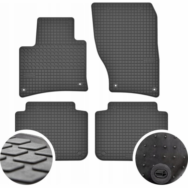 Gumové koberce GeyerHosaja pro Porsche Cayenne II (2010-2...