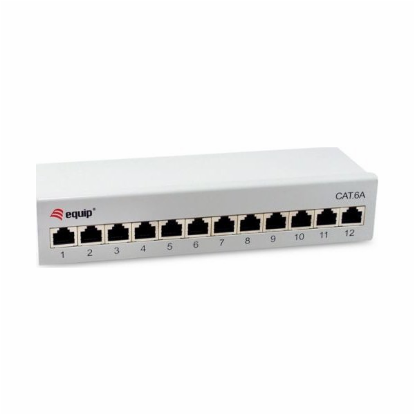 Equip Equip Patchpanel 12x RJ45 Cat6A FTP 1HE Premium hel...