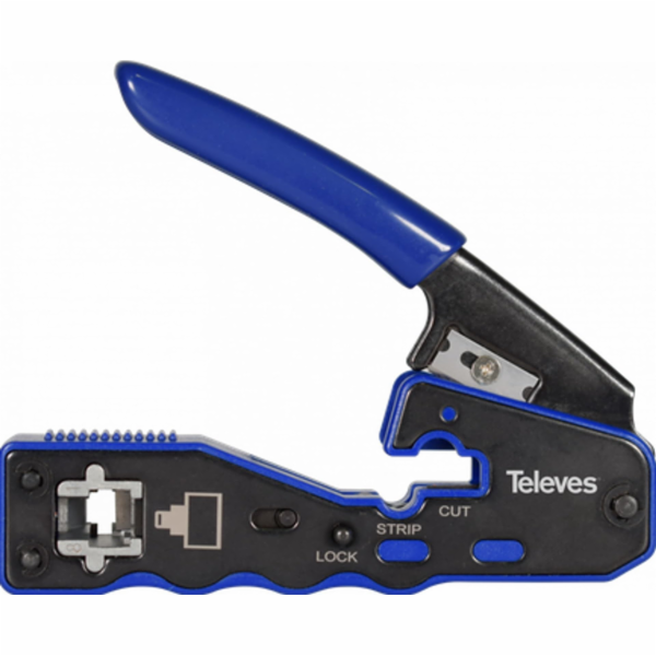 Krimpovací nástroj Televes RJ45 s automatickým řezáním te...
