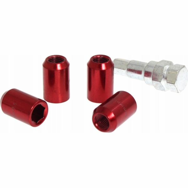 MTuning Průchozí matice M12x1,25 L:32mm Červená