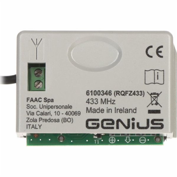 Faac RÁDIOVÝ MODUL PRO BRÁNY GENIUS-XF433 FAAC