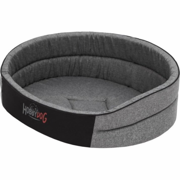 Hobbydog R8 PĚNOVÁ POSTEL TMAVĚ ŠEDÝ EKOLEN