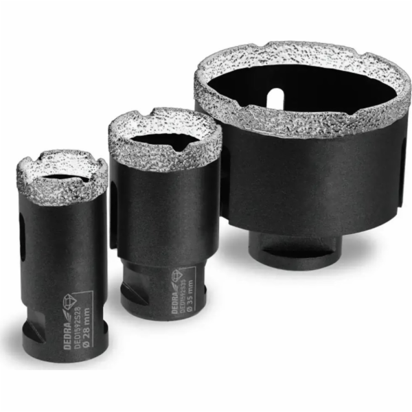 Sada diamantových korunek Dedra VB 3 ks. 28,35,68 mm