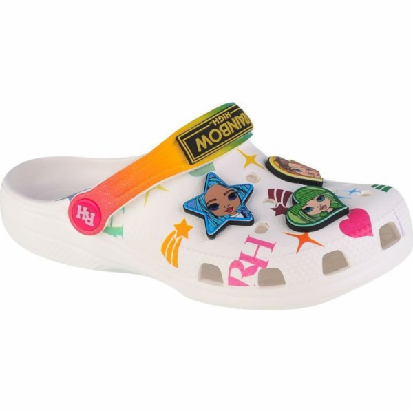 Crocs Crocs Classic Rainbow High Kids Clog 208117-90H bíl...