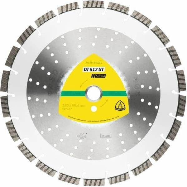 Klingspor K.DIAM.SEG.DISC.350 mm x 3,0 mm x 20 mm DT612UT