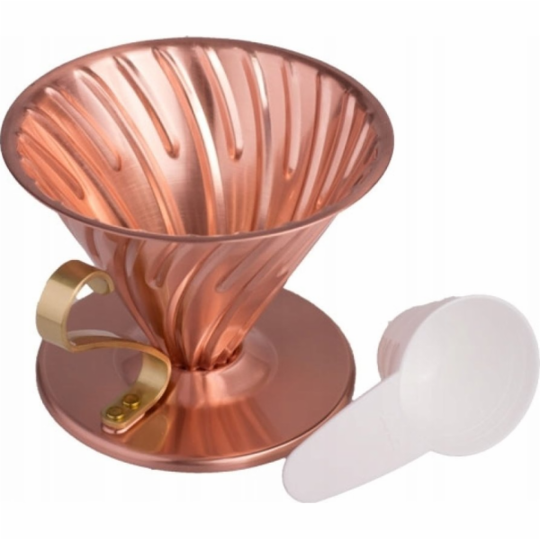 Hario Hario Metal Drip V60-02 měď-zlatá
