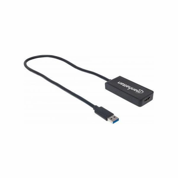 Manhattan USB to HDMI adaptér černý (152259)
