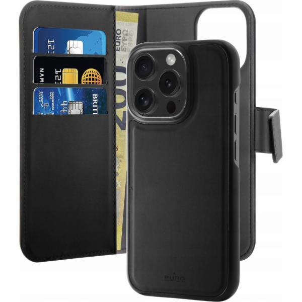 Puro Puro Wallet Odnímatelné MagSafe 2v1 PU kožené pouzdr...