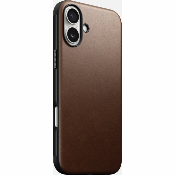 Kožené pouzdro Nomad Nomad Modern, hnědé - iPhone 16 Plus