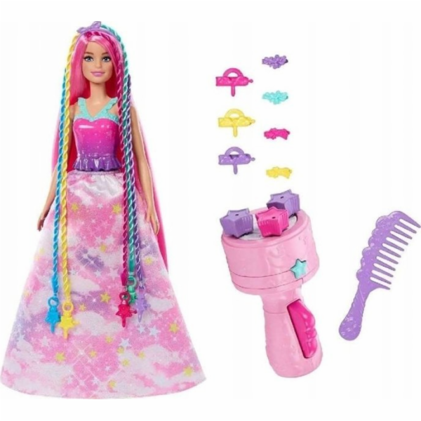Panenka Barbie Mattel BRB PRINCESS CURLED HAIR JCW55 WB4