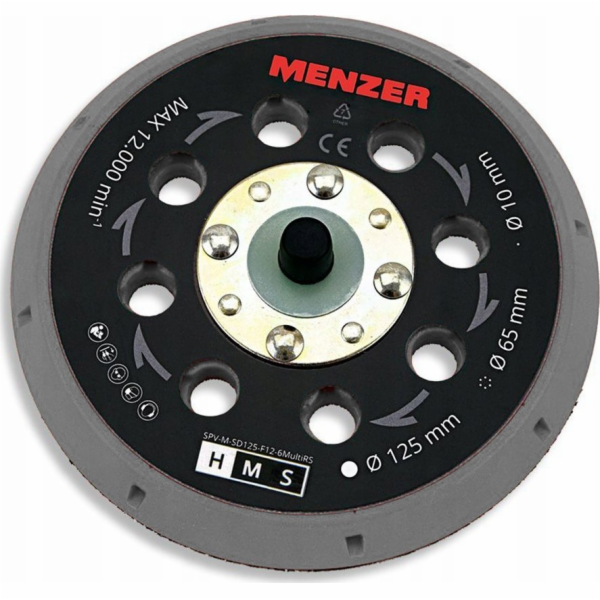 Menzer 125mm Víceotvorový brusný kotouč Menzer pro ETS - ...