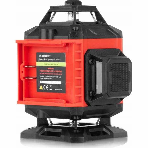 Chytrý rovinný laser 4x360, zelený, 30m, sada
