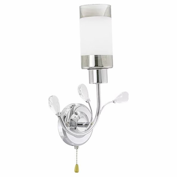 Mdeco Retro nástěnné svítidlo ELM8267/1 8C sklo do ložnic...