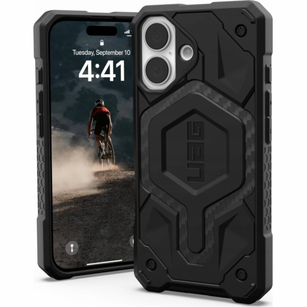 UAG UAG Monarch - ochranné pouzdro pro iPhone 16 (uhlíkov...