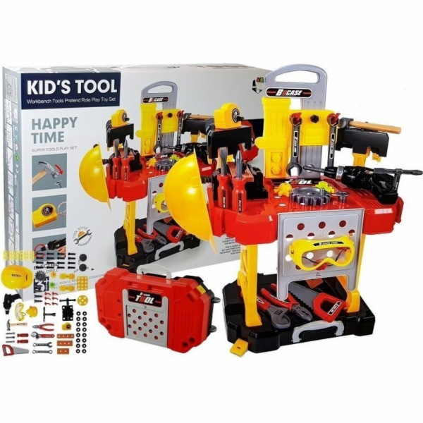 LeanToys Bateriemi napájená DIY sada 3v1 Kufr Workshop 85...