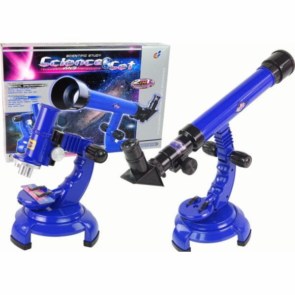 Sada mikroskopů LeanToys 2v1 Sada dalekohledů Explorers