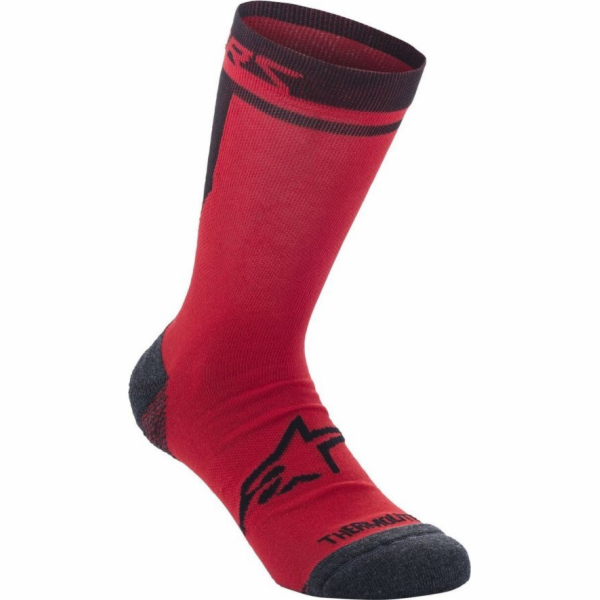 Alpinestars ALPINESTARS WINTER THERM SOCKS 17, červeno če...