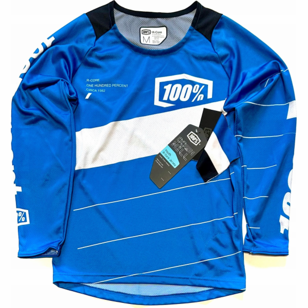100% 100% R-CORE Jersey junior dlouhý rukáv Modrá vel. M ...