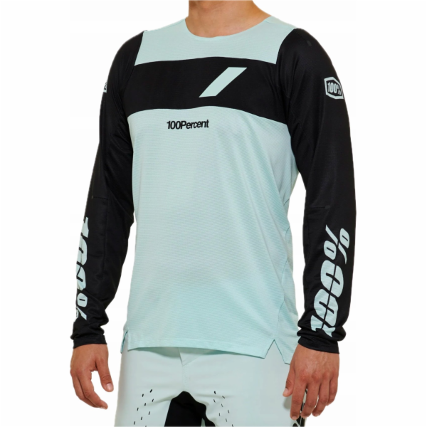 100% pánské tričko 100% R-CORE X Jersey Dlouhý rukáv Bled...