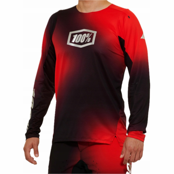 100% Pánské tričko 100% R-CORE X LE Dres dlouhý rukáv Bla...